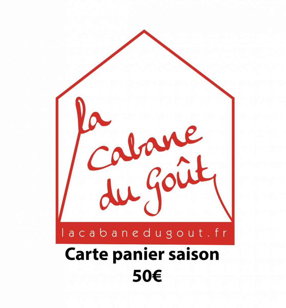 Carte panier de saison 50 €